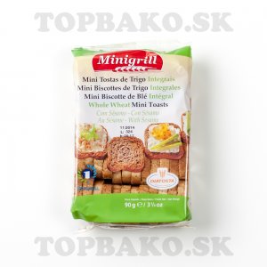 Minigrill 90g, celozrnný pšeničný minisuchár